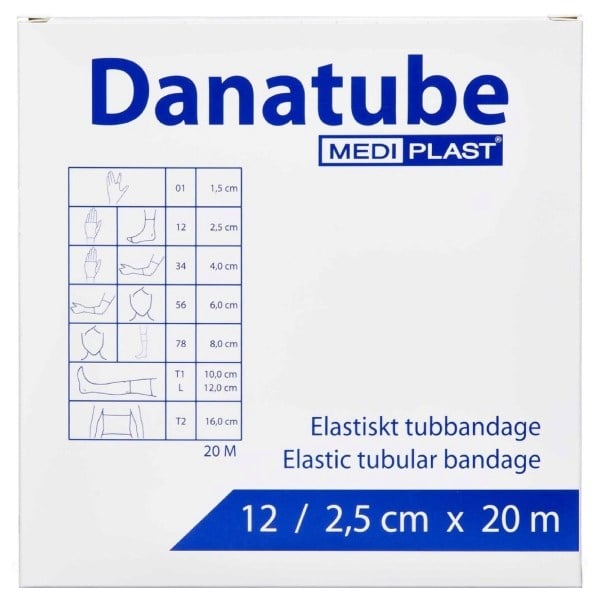 Danatube rørbandage 2,5 cm x 20 m
