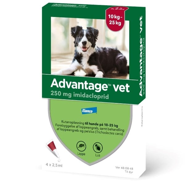 Advantage vet opløsning hund