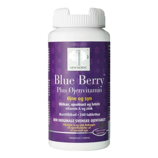 New Nordic blue berry plus øjenvitamin