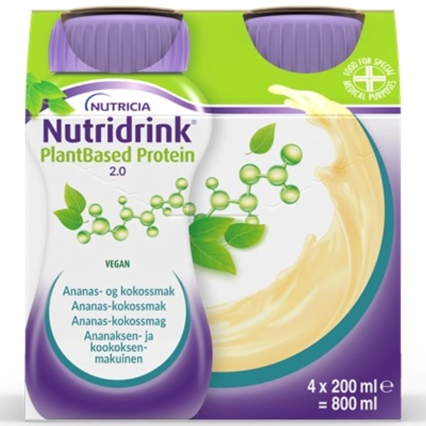Nutridrink PlantBased Protein 2.0 ananas-kokos