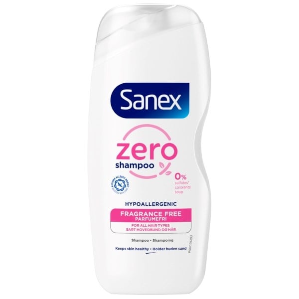 Sanex zero% shampoo