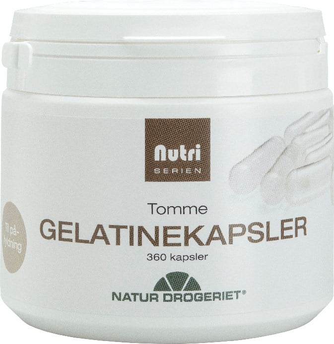 Natur Drogeriet tomme gelatinekapsler