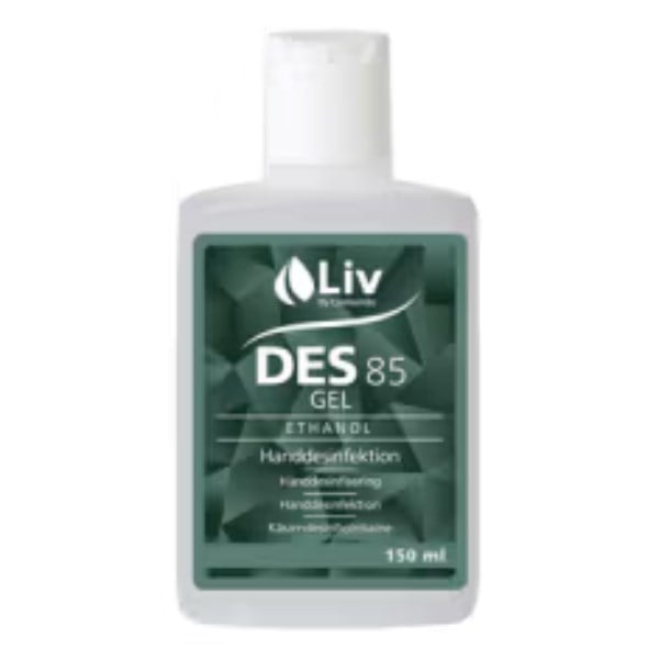 Liv Des hånddesinfektion gel 85%