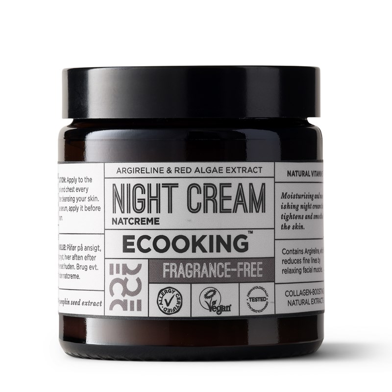 ECOOKING night cream fragrance-free - 100 ml - Natcreme uden parfume