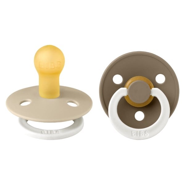 BIBS Colour size 1 glow vanilla/dark oak