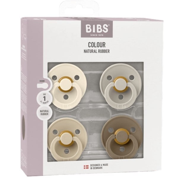 BIBS Colour size 1 ivory/sand/vanilla/dark oak