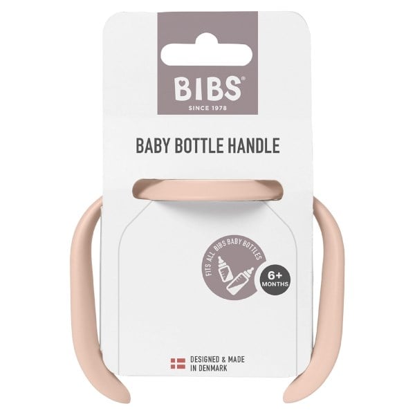 BIBS baby bottle handle blush