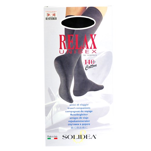 Solidea relax unisex cotton 140d sort s