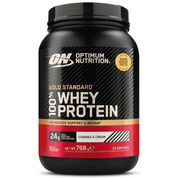 Optimum Nutrition gold standard 100% whey protein cookies & cream