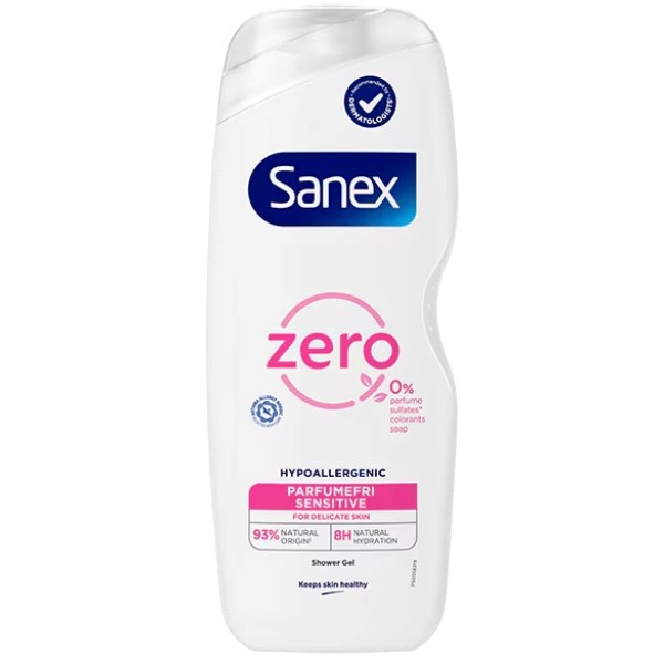 Sanex zero% shower gel