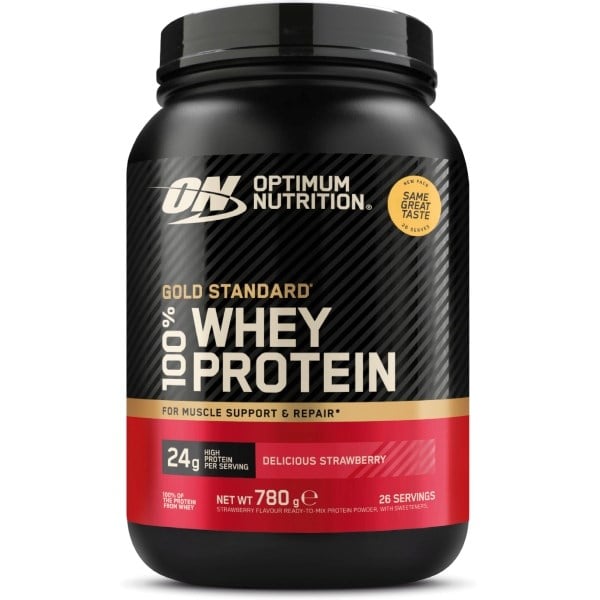 Optimum Nutrition gold standard 100% whey protein delicious strawberry