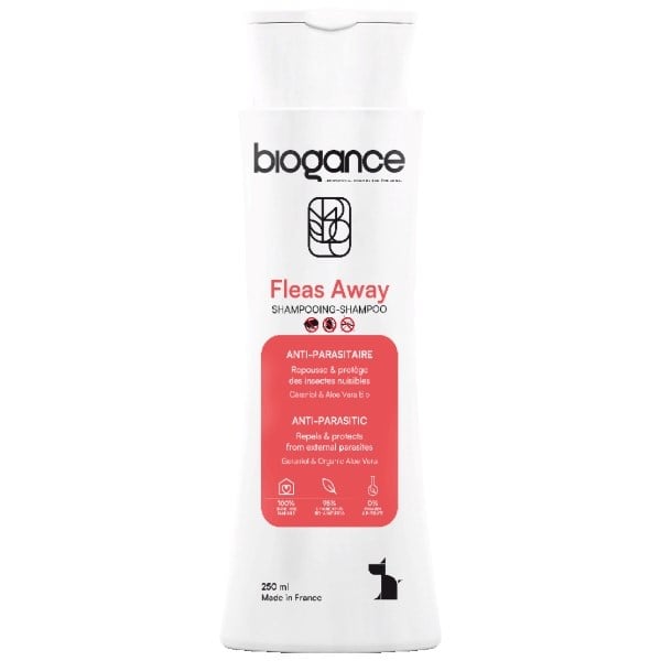 Biogance dog fleas away shampoo