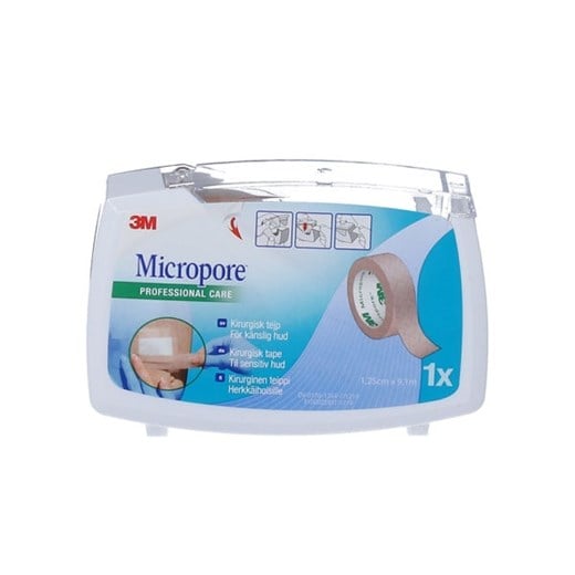 Micropore kirurgisk tape brun
