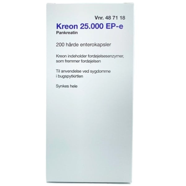 Kreon lipase 25.000 ep-e ent 2care4 Kreon lipase 25.000 ep-e ent 2care4