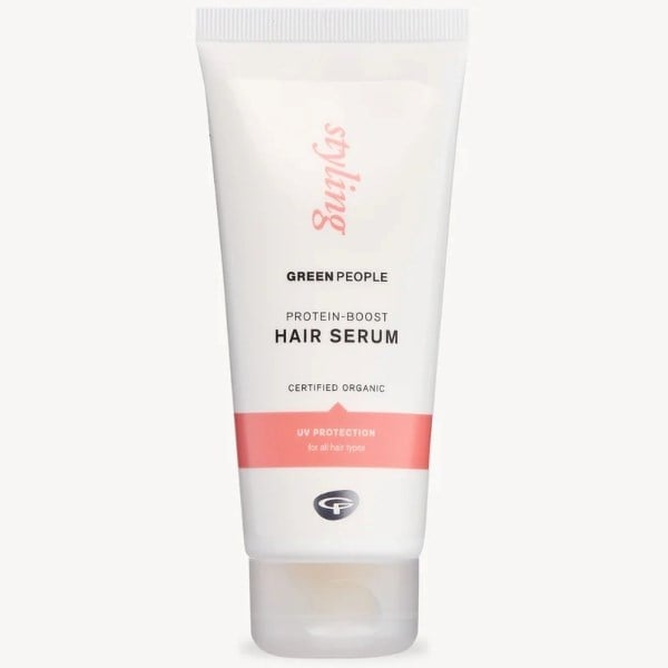 Green People protein-boost hair serum
