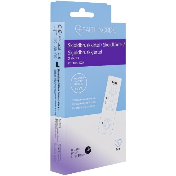 Health Nordic skjoldbruskkirtel hjemmetest