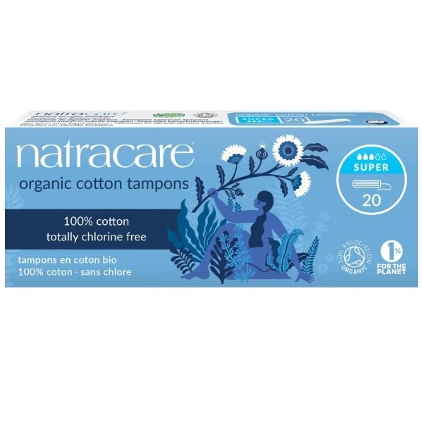 Natracare tampon super u/ indføringshylster