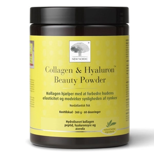 New Nordic collagen & hyaluron beauty powder