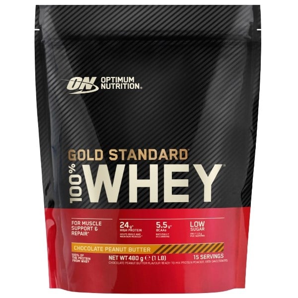 Optimum Nutrition gold standard 100% whey protein chocolate peanut butter