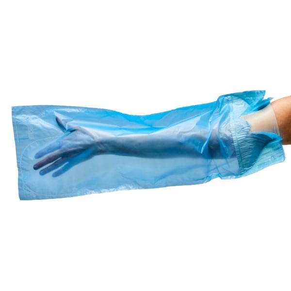 Impervious handske lang medium