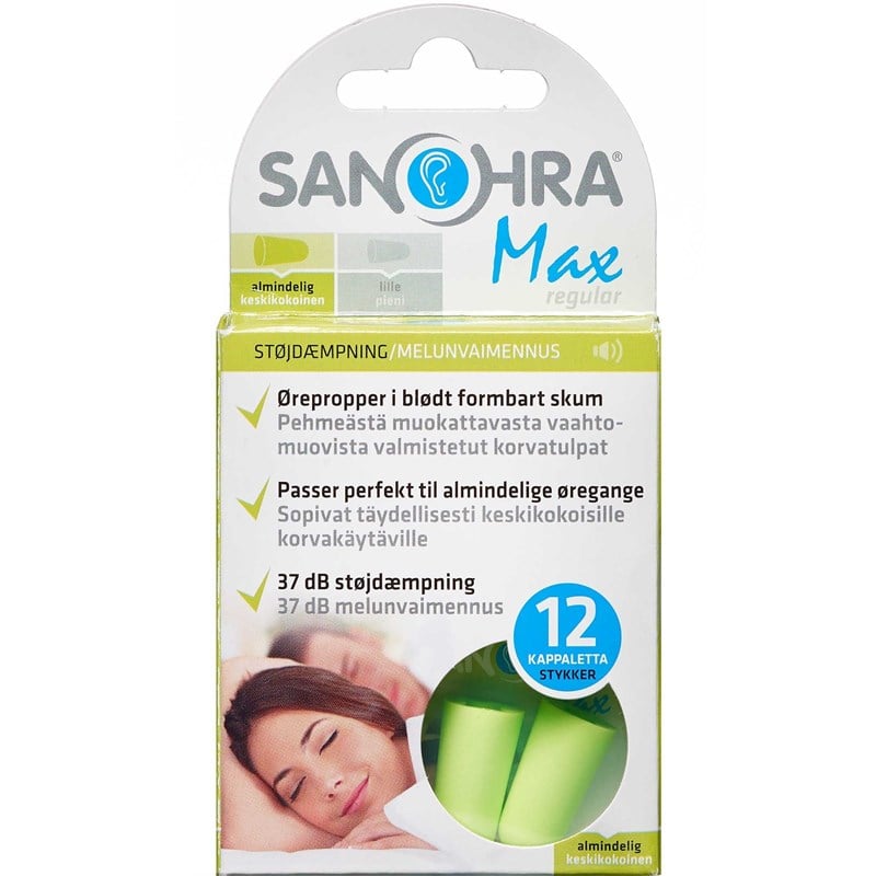 Sanohra max regular ørepropper