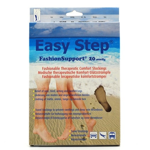 Easy Step knæstrømpe åben tå