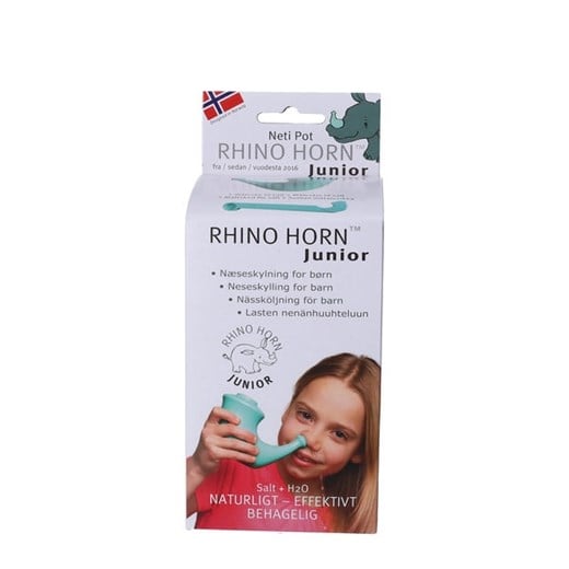 Rhino Horn næsehorn junior turkis