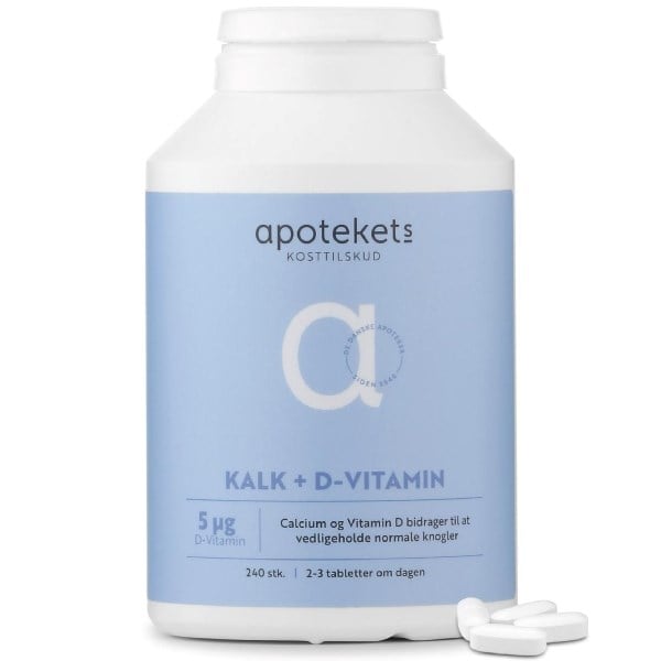 Apotekets kalk og D-vitamin Apotekets kalk og D-vitamin