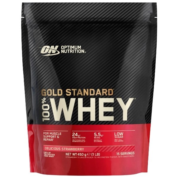 Optimum Nutrition gold standard 100% whey protein delicious strawberry