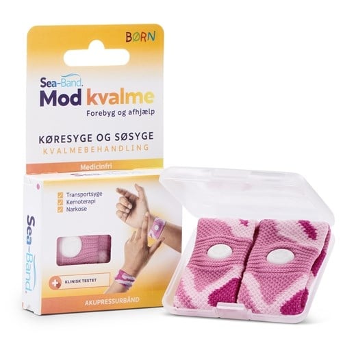 Sea-Band Akupressurbånd Barn Pink