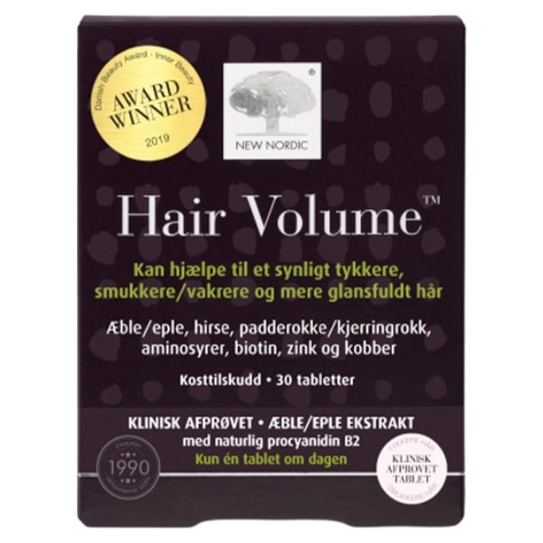 New Nordic hair volume tabletter