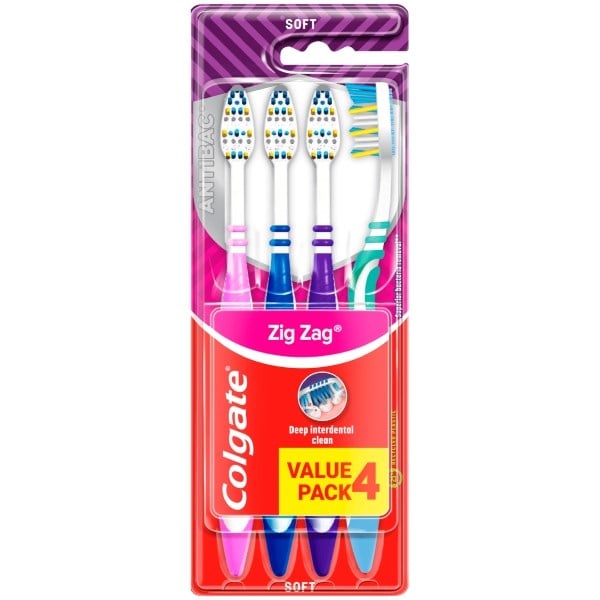 Colgate zig zag antibac soft tandbørste