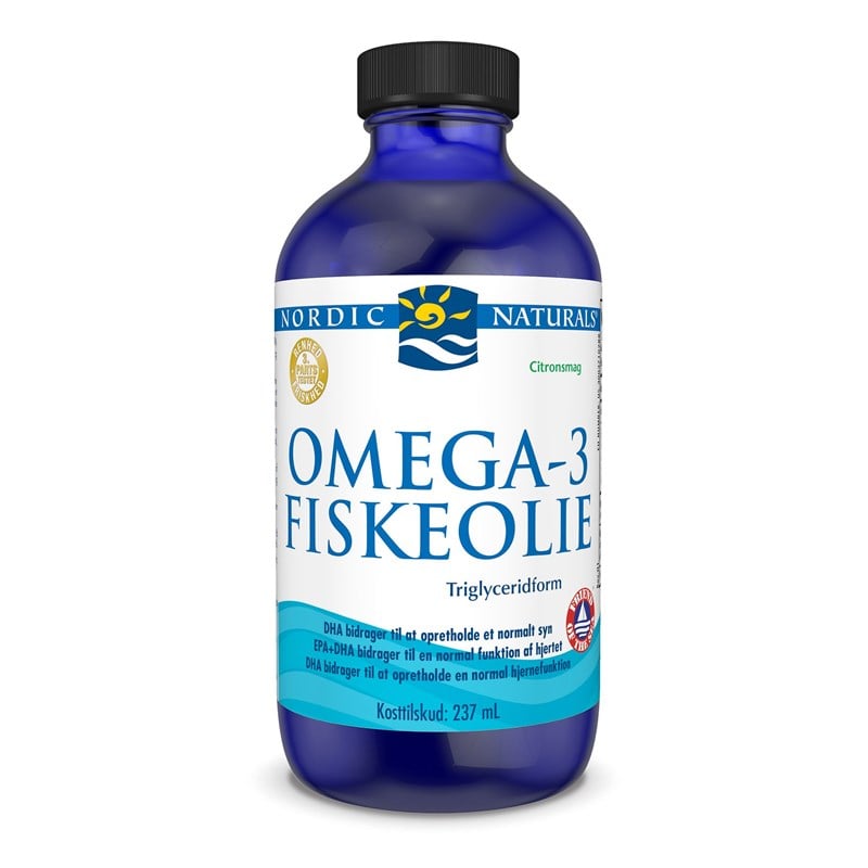 Nordic Naturals Omega-3 fiskeolie lemon