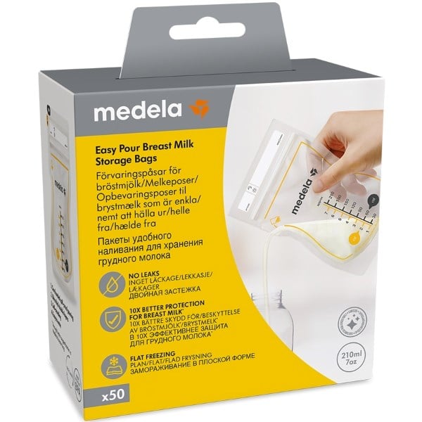 Medela easy-pour brystmælk-opbevaringsposer