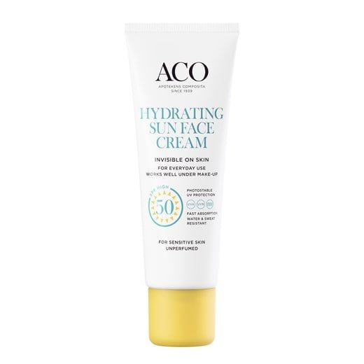 ACO Sun hydrating sun face cream SPF50