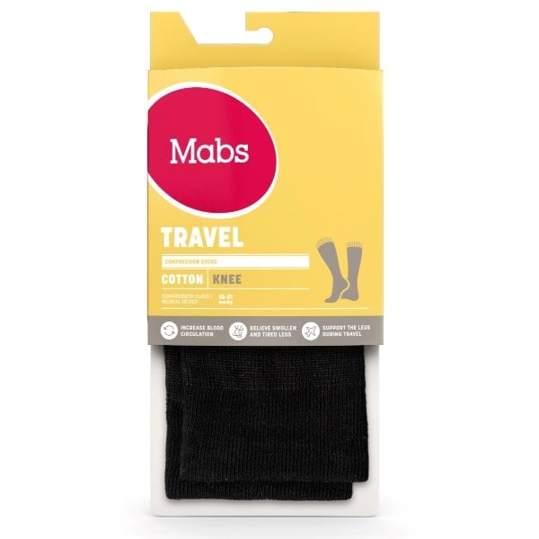 Mabs travel knæstrømpe