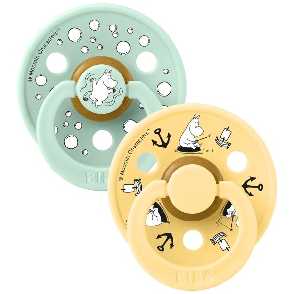 BIBS x Moomin Colour size 2 nordic mint/pale butter mix