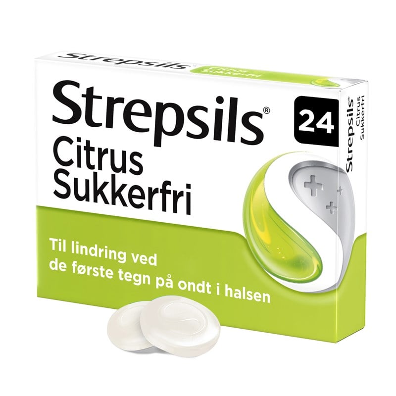 Strepsils citrus sukkerfri Strepsils citrus sukkerfri