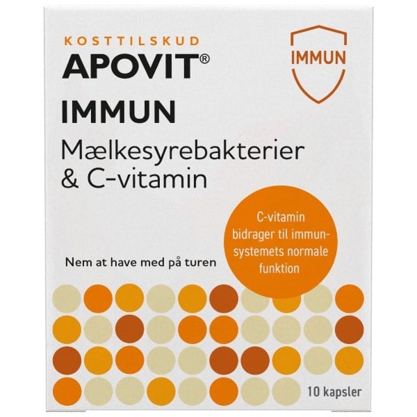 Apovit immun mælkesyrebakterier & C-vitamin