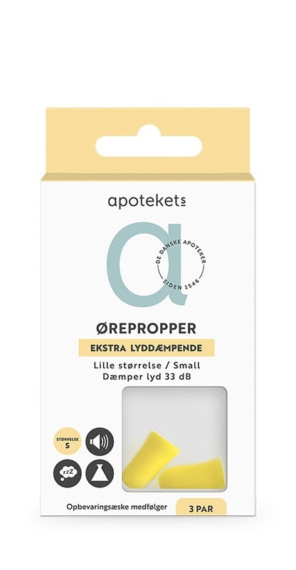 Apotekets lyddæmpende ørepropper