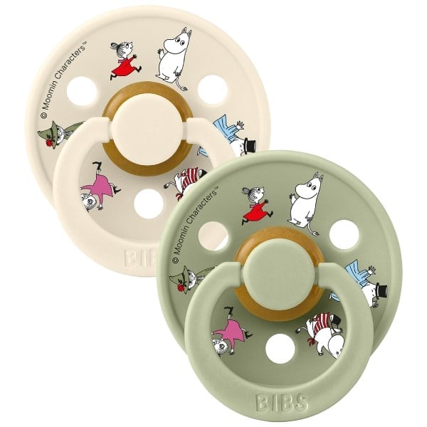 BIBS x Moomin Colour size 2 ivory/sage mix
