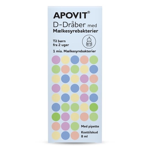 Apovit D-Dråber med mælkesyrebakterier