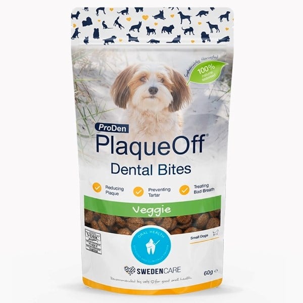 ProDen plaqueoff dental bites dog veggie
