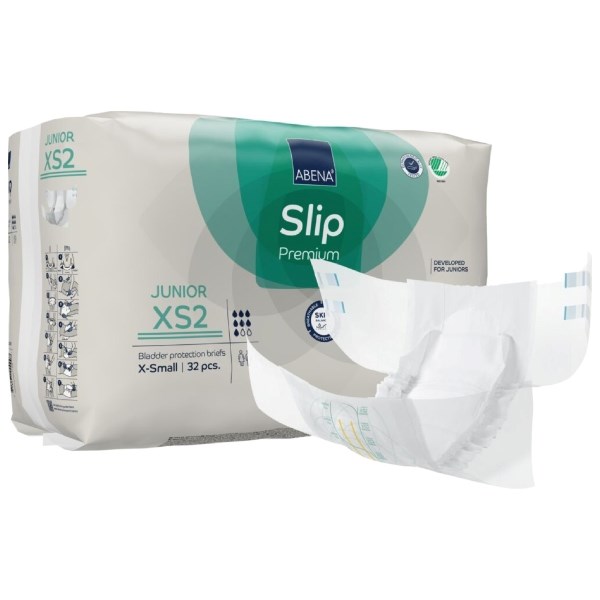 Abena Slip premium junior XS2 - 32 stk. - Tapeble til juniorer fra 6-12 år
