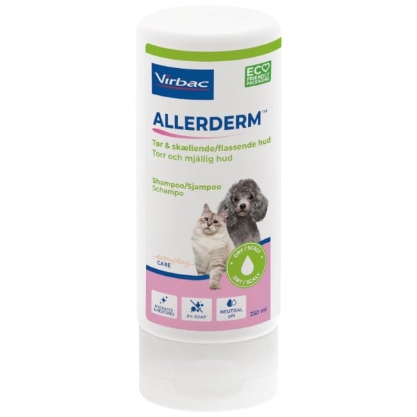Virbac allerderm shampoo tør hud