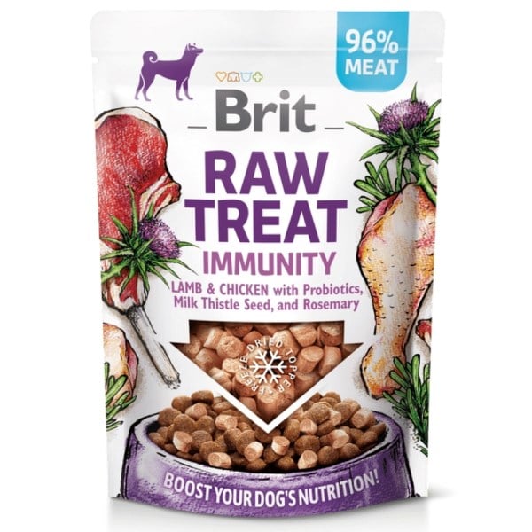 Brit raw treat immunity lamb & chicken