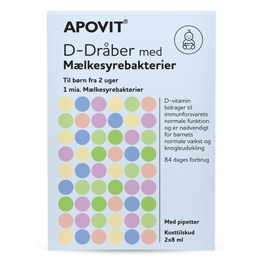 Apovit D-Dråber med mælkesyrebakterier