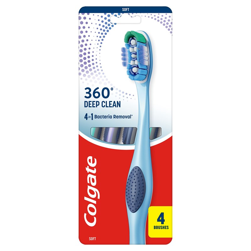 Colgate 360 deep clean tandbørste soft