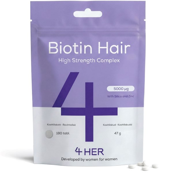 4 HER biotin hair