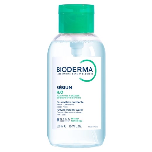 Bioderma Sebium h2o - 500 ml - Micellar rensevand til uren hud